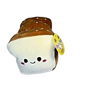 Linzy Toys Smoochy Pals Loaf of Bread (Bread Egg Plush) NWT